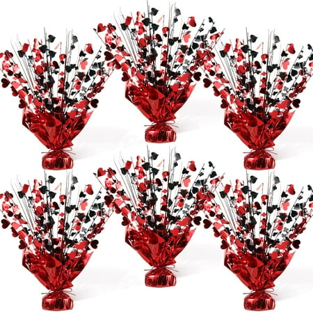 Foilswirl Casino Metallic CORNET Foil Spray Centerpieces for Tables Las Vegas Theme Party Supplies Casino Theme Party Decorations for Poker Night Game Night Wedding Birthday Home Decoration (6)