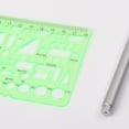 thumbnail image 3 of HEMLBOYW Furniture Construction Black Scale Drafting Drawing Stationery Template Ruler Plastic, 3 of 6
