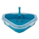 thumbnail image 5 of Bandeja de arena para gatos, inodoro para gatos de esquina, bandeja de arena para gatos, fácil de limpiar, triangular, anti Azul, 5 of 9