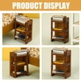 thumbnail image 2 of unbranded Mini House Shelf Dollhouse Furniture Miniature Storage Holder Doll House Bookshelf, 2 of 8