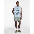 thumbnail image 2 of No Boundaries Boxy Fit Heavyweight Graphic Muscle Tank Top, Men's XS-5XL, 2 of 5