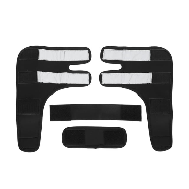 Protección de articulaciones quirúrgicas y ayuda para la recuperación de mascotas, soporte para patas, soporte para codos para perros de color negro
