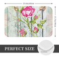 thumbnail image 2 of Kdxio Vintage Wood Background with Floral,16" x 24", Non-Slip Front Door Mats,Outdoor Welcome Mat Washable, 2 of 9