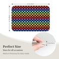 thumbnail image 4 of Pofeuu Rainbow Chequerboard Print Hem Mat 40x60 - Multipurpose Doormat for Indoor & Outdoor Use - Welcome Your Guests with our Entrance Mat, 4 of 6