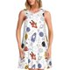 thumbnail image 1 of Fotbe Rocket Planets Vestido de Verano sin Mangas para Mujer – Vestido Midi Línea A, Estilo Camiseta Floral, Vestido Playero Casual y Fluido, 1 of 7