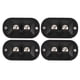 thumbnail image 2 of 12 piezas Mini ruedas giratorias autoadhesivas de doble bola que ahorran trabajo Movimiento silencioso Rotación de 360 ​​grados Polea adhesiva para electrodomésticos de cocina Muebles Negro, 2 of 10