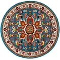 thumbnail image 2 of Nourison Oakdale 7'10" x ROUND Blue Vintage Indoor Rug, 2 of 6
