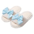 thumbnail image 3 of Vedolay House Slippers for Women Comfort Slippers Plush Lining Slip-On House Shoes for Indoor White,41, 3 of 5
