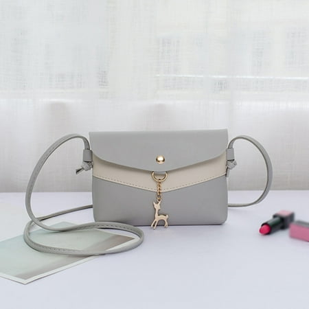 

keusn women s shoulder bag fawn pendant messenger satchel tote crossbody bag phone bag