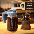 thumbnail image 4 of Premium Stainless Steel Mason Jar Ice Coffee Maker Ice Tea Infuser Thick Mesh Coffee Filter Strainer,1 x Coffee Filter, 4 of 6