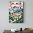 thumbnail image 6 of Retro Vintage City Travel Poster of Manizales with Historic Streets And Classic Details Canvas Poster, 6 of 8
