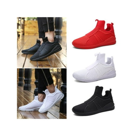 Mesh Men Sneakers - Meigar Men's Mesh Sneakers Casual Running Sports Shoes Outdoor