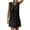 Black, variant on IROINNID Fit&Flare Dress For Women Strapless Sleeveless Slim Fit Summer Casual Lace Ball Dress Round Neckline Solid Color Dress