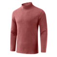 thumbnail image 3 of Bcfgryg Dress Shirts Long Sleeve Casual Top Solid Color Thickened Style For Formal And Business Attire Button Down Shirts Men Red, 3 of 5