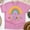 Azalea, variant on Hola Estudiantes Teacher T-Shirt, Spanish Rainbow Pencil Design, Back to School Tee, White, Size L