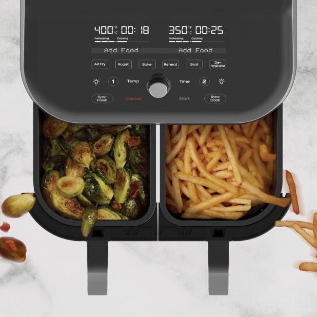 Instant Pot Vortex™ Plus Dual Air Fryer with ClearCook, 8QT, Black