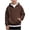 Coffee, variant on newwalpole Boys Quarter Zip Waffle Knit Hoodie Long Sleeve Shirts For Boy | Boys Rugby Fashion Sueter Fall Dress Camo Cozy Jackets(Khaki,5-6 Years)