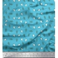 thumbnail image 1 of Soimoi Japan Crepe Satin Fabric Brush Stroke & Salt Bottle Cartoon Print Fabric by Yard 42 Inch Wide, 1 of 3