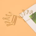 thumbnail image 4 of Durability Stationery Clip,  Metal Paper Clip, Bookmarks DIY For School Stationery Daily File Documents Office Photo Album Clips, 4 of 8