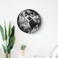 thumbnail image 4 of 10 Inch Wall Clock Battery Operated Silent Clock Decorative for Office, Kitchen, Outdoor, Living Room，Wolf Gray Sky Landscape Nature Cute, 4 of 4