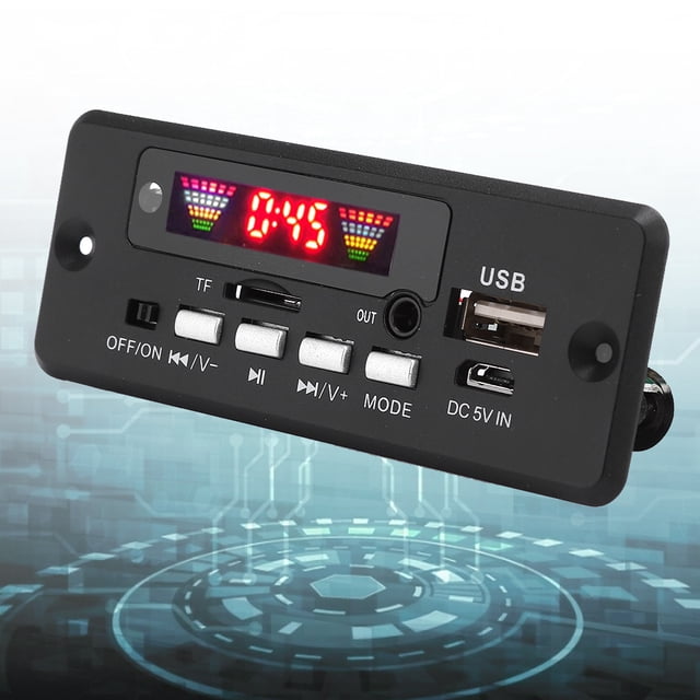Tablero Decodificador, Control De Aplicaciones Tablero Decodificador 5.0 Negro Ajuste De Volumen Sin Pérdidas Llamadas Manos Libres Con Control Remoto Para Dispositivos