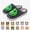 Grey Green, variant on Smile Face Slippers for Women Men Retro Soft Plush Comfy Warm Cute Happy Face Slippers Memory Foam Cozy Fur Fluffy Fuzzy Slip-on Home Shoes Unisex Slipper Indoor & Outdoor