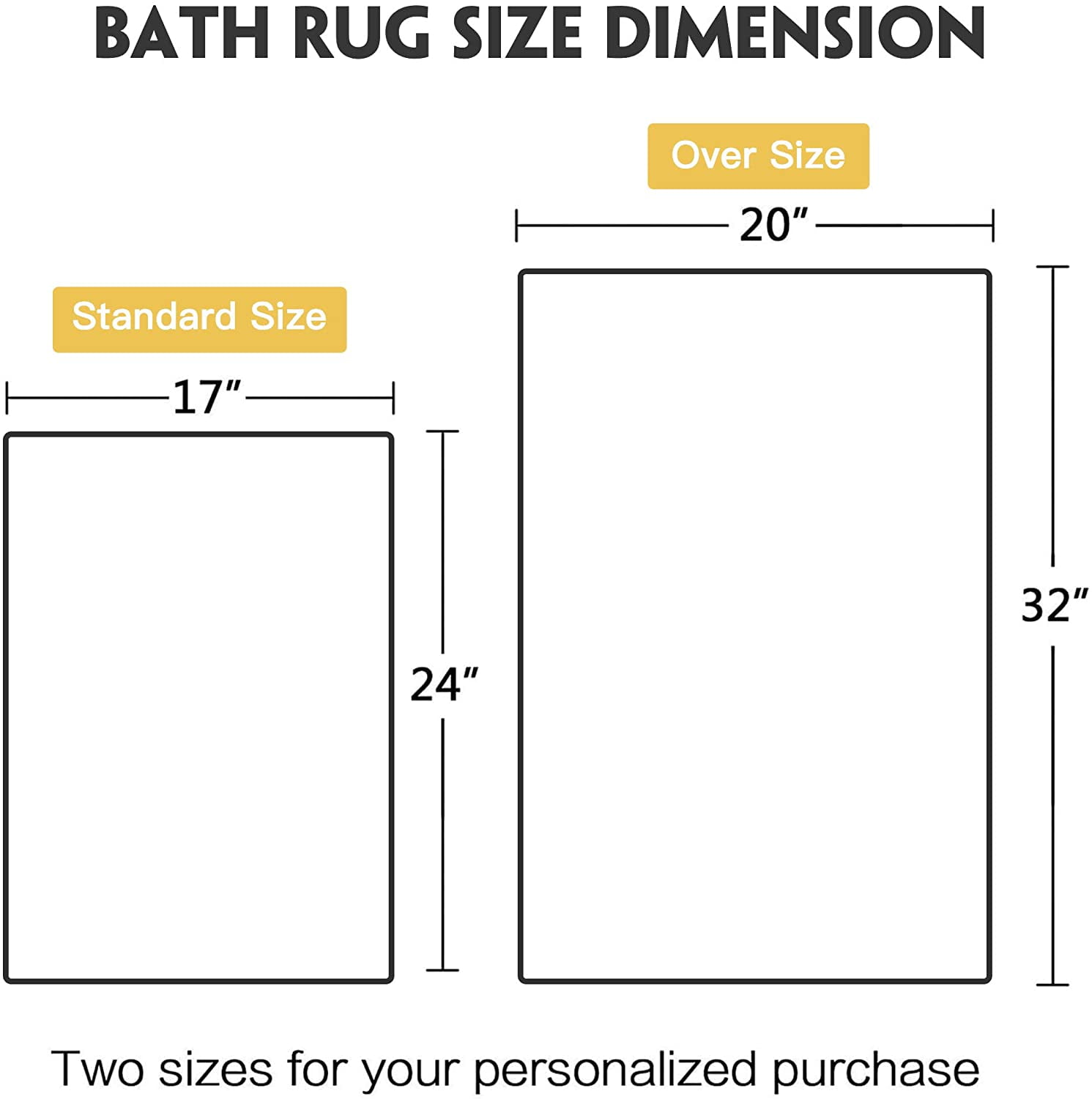 EARTHALL Grey Bathroom Rug Mat, 17x24, White and Gray, Extra Soft  Absorbent Premium Bath Rug, Non-Slip Comfortable Bath Mat, Machine Wash  Dry