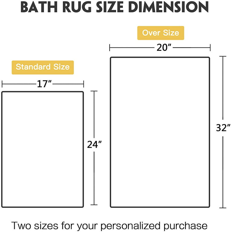 Color G Bathroom Rug, 16x24 Luxury Chenille Bath Mat, Shag Bath Rugs,  Soft and Absorbent, Machine Washable Bathroom mat, Non Slip Bath Rug for  Bathroom Floor,…