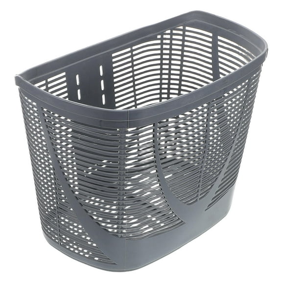 PAMINGONO 1Set Bicycle Basket For Bike Front Handlebar Plastic Storage Accessory 12.97X9.82X9.24In