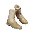 thumbnail image 4 of 1:6 Scale Soldier Shoes Mid Calf Winter Boot Work Boot Formal Simulation Lace up Desert Boots for 12'' Male Figure Doll Light Yellow, 4 of 7