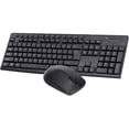 thumbnail image 3 of Set Teclado y Mouse Inalámbrico 2.4GHz USB, Kit Ergonómico para PC, Laptop y Oficina, Bajo Consumo de Energía, Plug and Play, 3 of 5