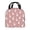 Alpaca, variant on White Alpaca Pattern Lunch Bag Thick Aluminum Foil Tote Cooler Bag for Women Office Picnic Gift