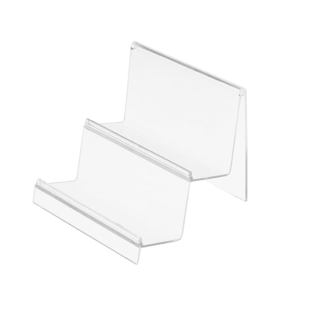 LEEYNEER Rhewides 6 Display Riser Stand Clear Display Rack Stand Shelf For Pops Figures Cupcakes Jewelry Retail Merchandise Dessert
