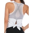 thumbnail image 3 of 1/2/3 Pcs Open Back Sport Vest Workout Tank Tops for Women Athletic Exercise Yoga Tops Running Gym Shirts, 3 of 8