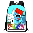 thumbnail image 6 of Sprunki School Bags,Cartoon School Backpack, Durable Light Weight Bags for School Travel, 6 of 17