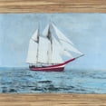 thumbnail image 3 of McCavitt, Naomi 12x12 Black Modern Framed Museum Art Print Titled - Seagrass Nautical I, 3 of 5