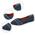 thumbnail image 6 of Xiaoxatg Leisure Women's Soft Sole Non Denim Flat Breathable On Lazy Shoes for Everyday Comfort and Style 8 Blue, 6 of 8