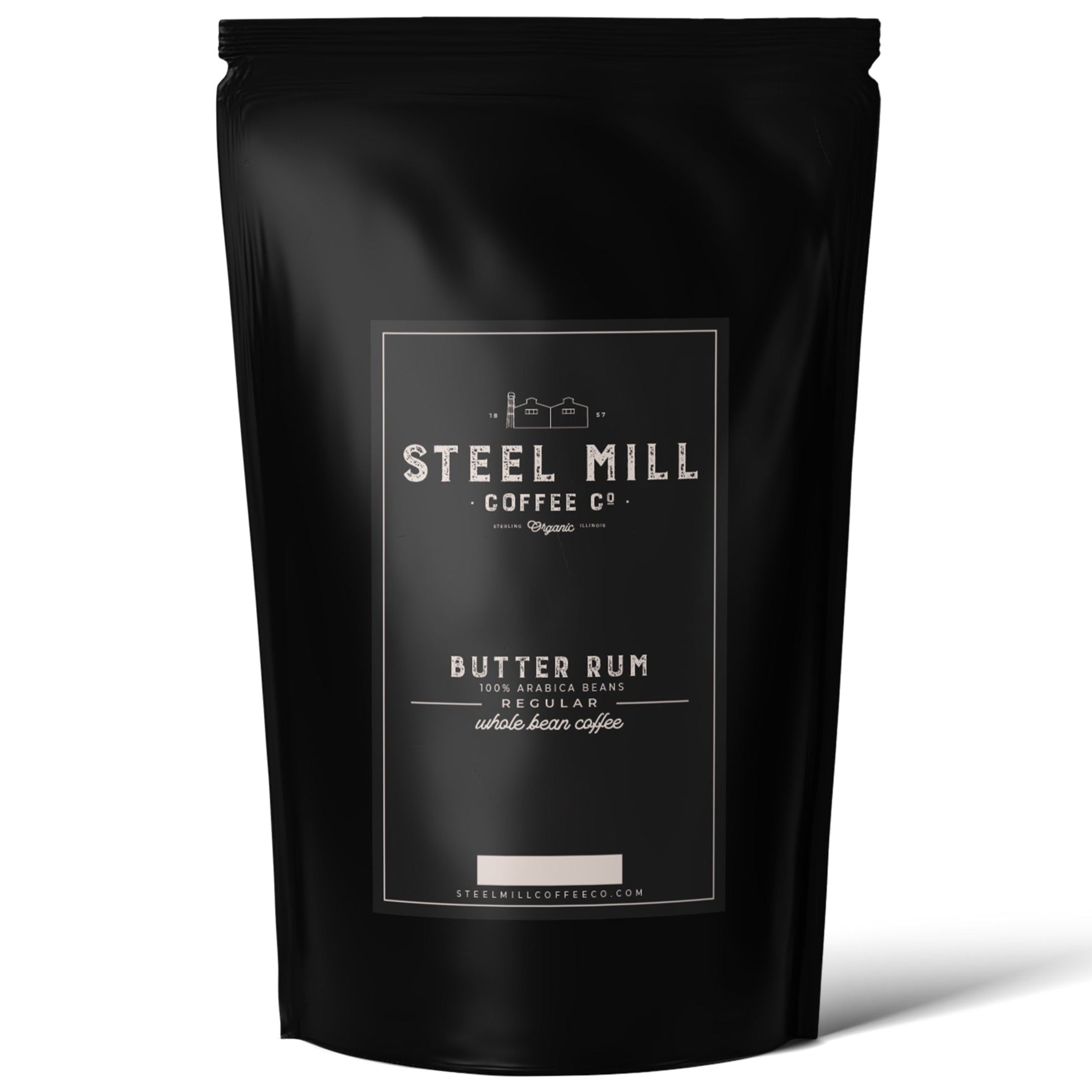 Steel Mill Coffee Co. Butter Rum Flavored Coffee 12 Keurig Compatible