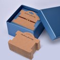 thumbnail image 4 of 200Pcs Kraft Paper Bracelet Display Cards Earring Packaging Cards Ear Stud Holder for Jewelry, 4 of 5