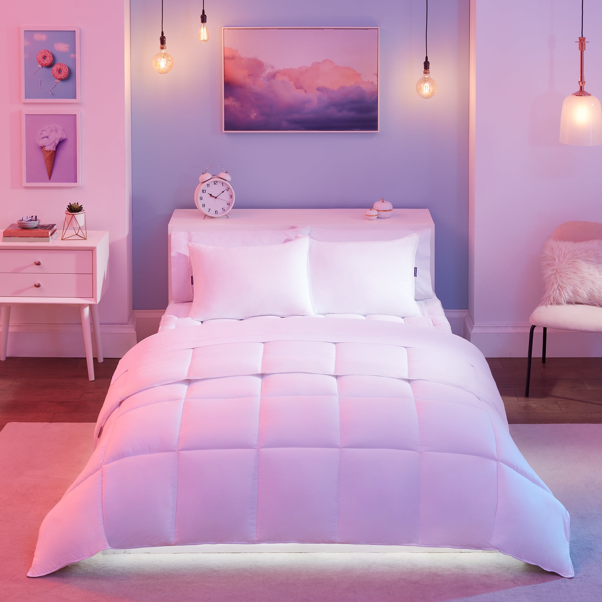 So Fluffy Polyester Rolled Jumbo Bed Pillows (2 Count)