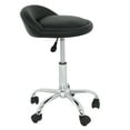 thumbnail image 2 of ZENY Set of Two Swivel Low-Back Salon Stool Chair PU Cushion, Black, 2 of 11