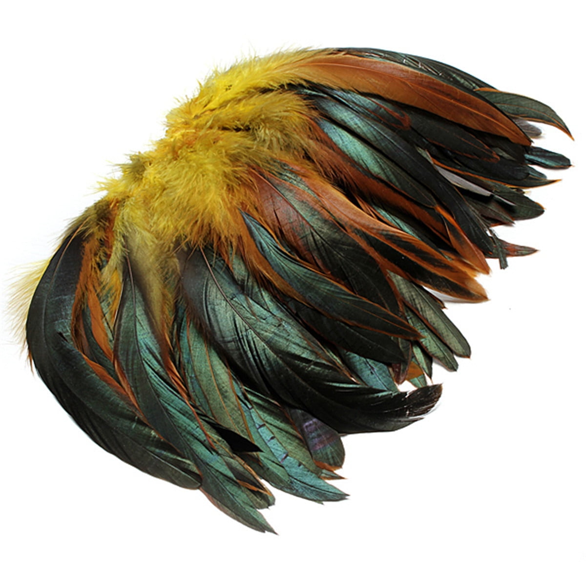 100Pcs Fluffy Beautiful Color Rooster tail Feathers 68", Feather