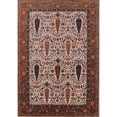 thumbnail image 1 of Ahgly Company Indoor Rectangle Mid-Century Modern Camel Brown Oriental Area Rugs, 4' x 6', 1 of 6