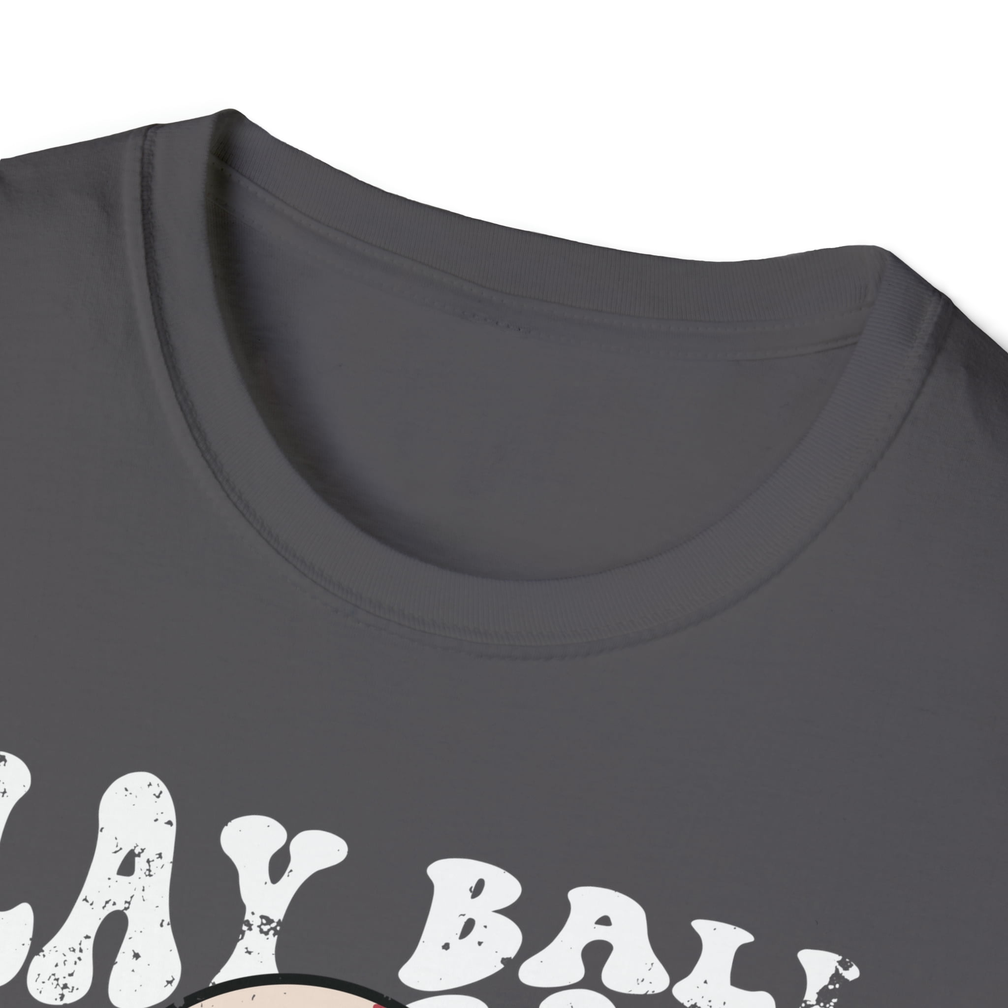 Play Ball Game, Gildan Unisex Softstyle Shirt, Baseball Graphic Tee, S-3XL
