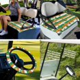 thumbnail image 7 of XYZCANDO Green Hat 4pcs Golf Cart Seat Covers St. Patrick's Day Golf Cart Steering Wheel Covers Golf Cart Flags Golf Cart Decor Easy to Install Golf Cart Seat Cover Mini Flags Orange, 7 of 7