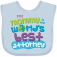 thumbnail image 3 of Inktastic Attorney Mom Quote Gift Boys or Girls Baby Bib, 3 of 4