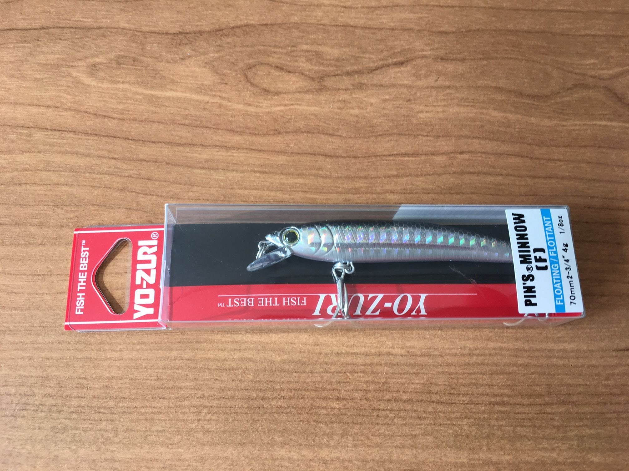 (2 pack) Yo-Zuri Pins Minnow (F), 50mm, 2", Silver/Black