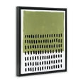 thumbnail image 3 of Stupell Industries Mid-Century Green Dotted Pattern Black Floating Frame Canvas Art, 17 x 21, by Michael Willett, 3 of 8