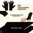 thumbnail image 3 of FZ FANTASTIC ZONE Winter Warm Beanie Hat Touchscreen Gloves Set, Soft Skull Cap Gloves Set for Men Women with Warm Knit Fleece Lined,Grey, 3 of 6