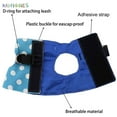 thumbnail image 6 of BadPiggies Cute Cat Bowknot Harness Leash Set No Pull Walking Pet Dog Round Spot Vest Harness (L, Blue), 6 of 7